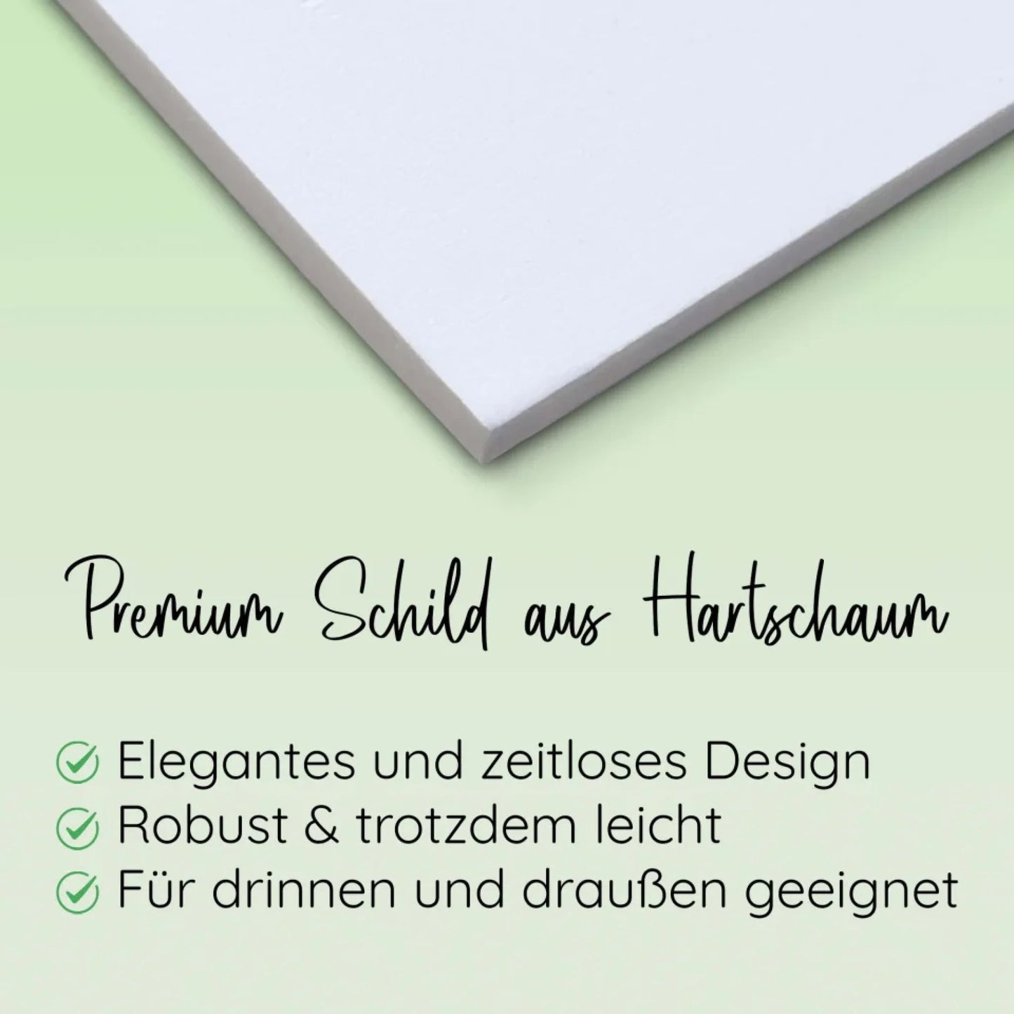 Hochzeitsschild - "Kristin" - LeinwandGlück