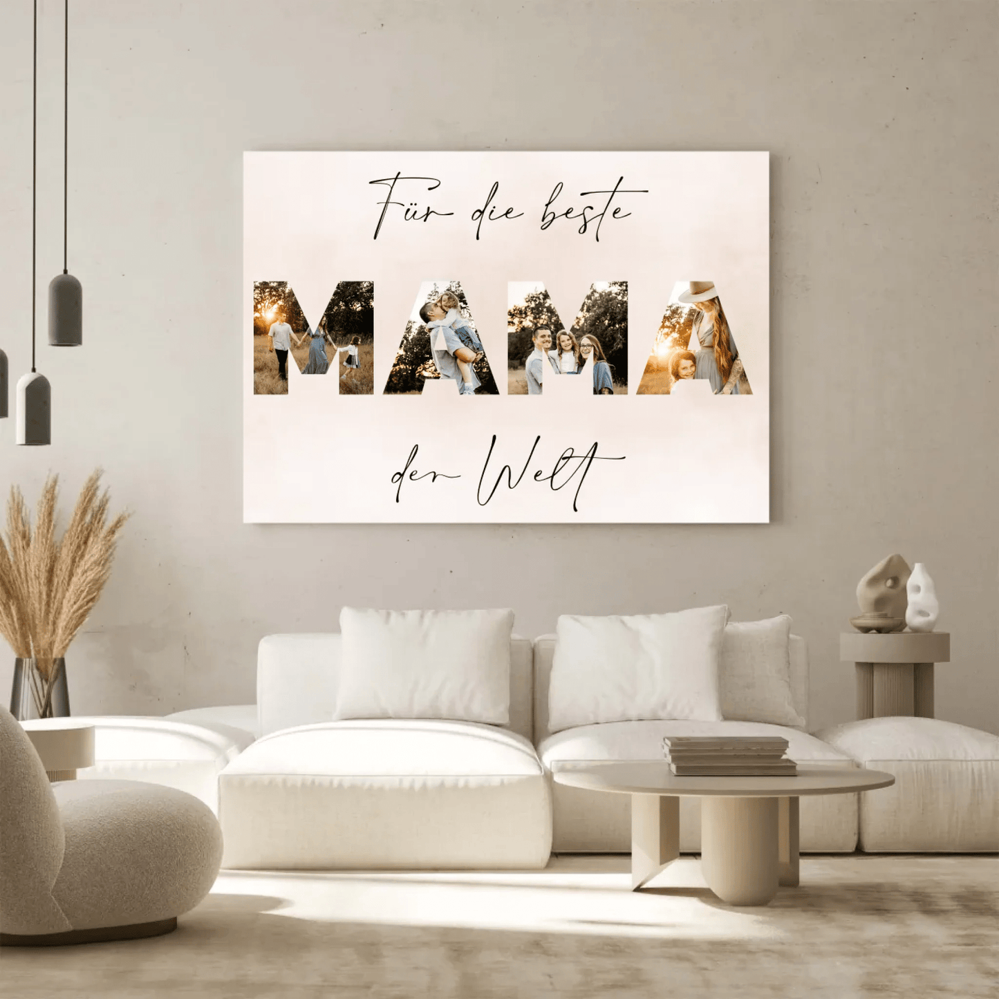 Personalisierte Leinwand - "Für die beste Mama" - LeinwandGlück