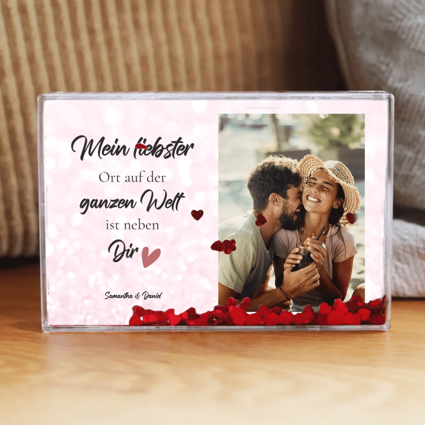 Personalisierter Foto Schüttelrahmen - LeinwandGlück