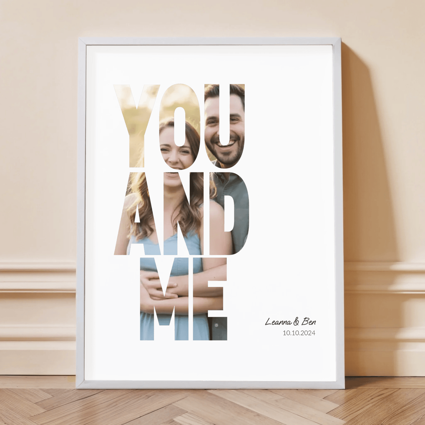 You And Me - Fotoposter für Paare - LeinwandGlück