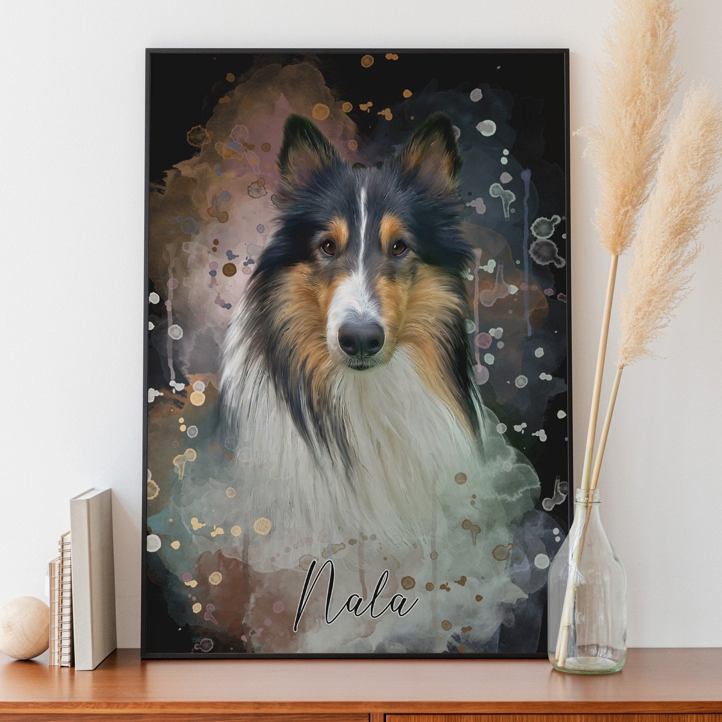 Personalisierte Leinwand - "Haustierportrait" - LeinwandGlück