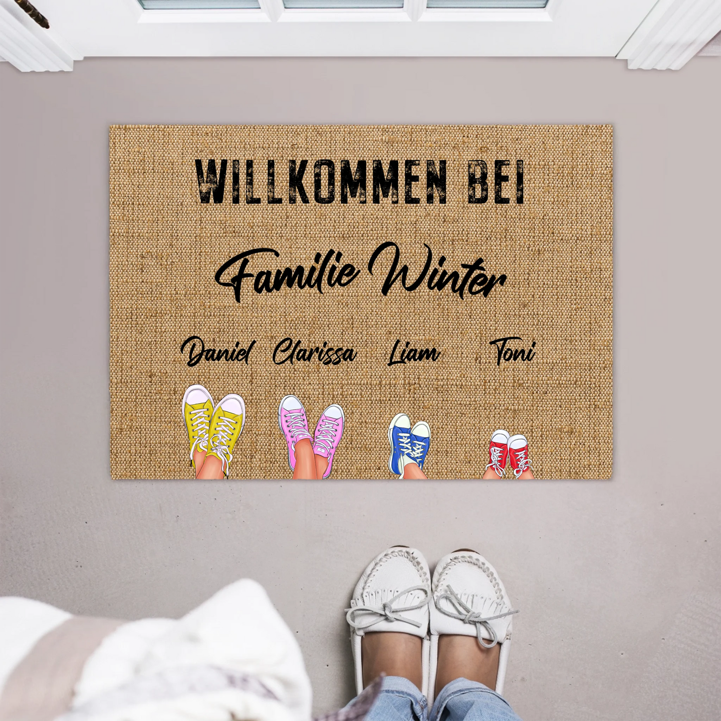 Fußmatte transparent