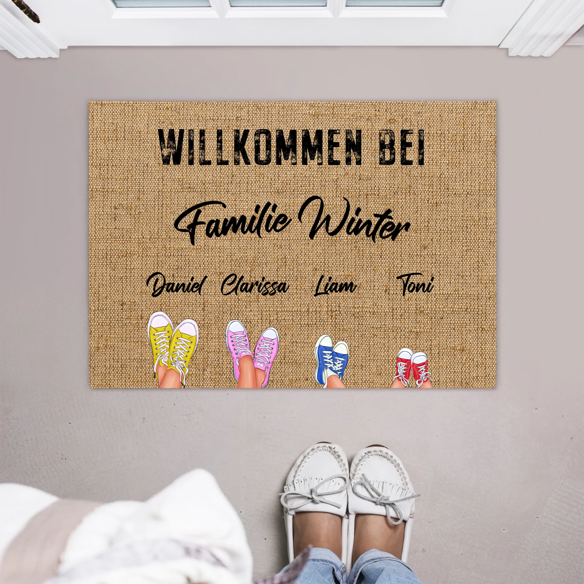 Fußmatte transparent