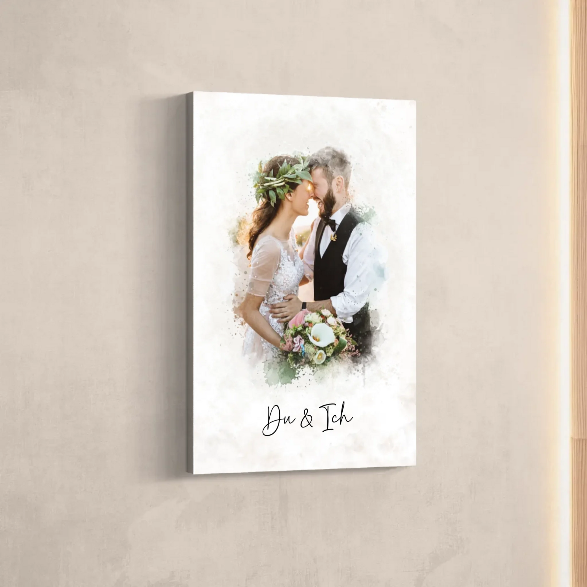 Rötliche Wand Vertikal Transparent