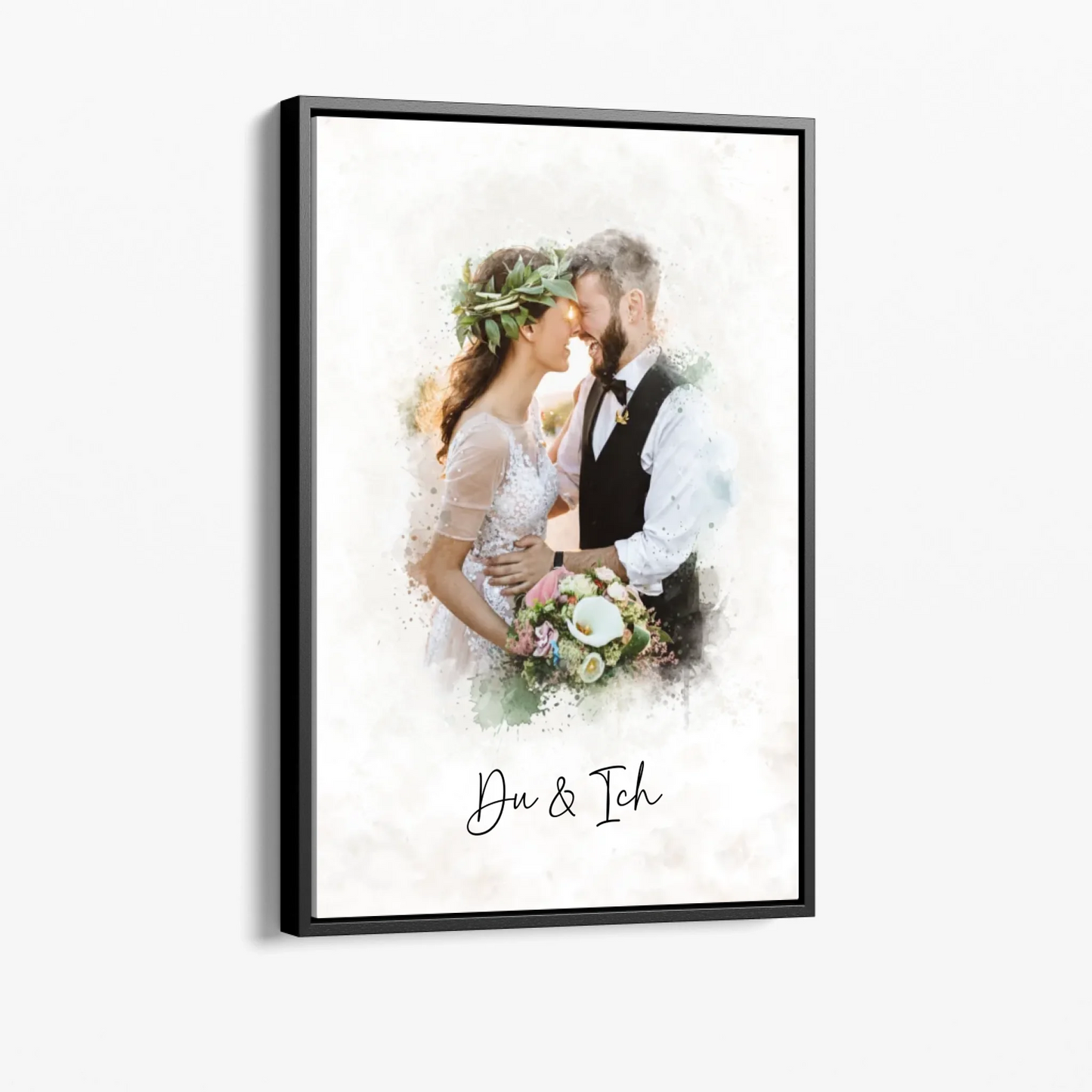 Schwarzer Rahmen NEU 2025 Vertikal Transparent