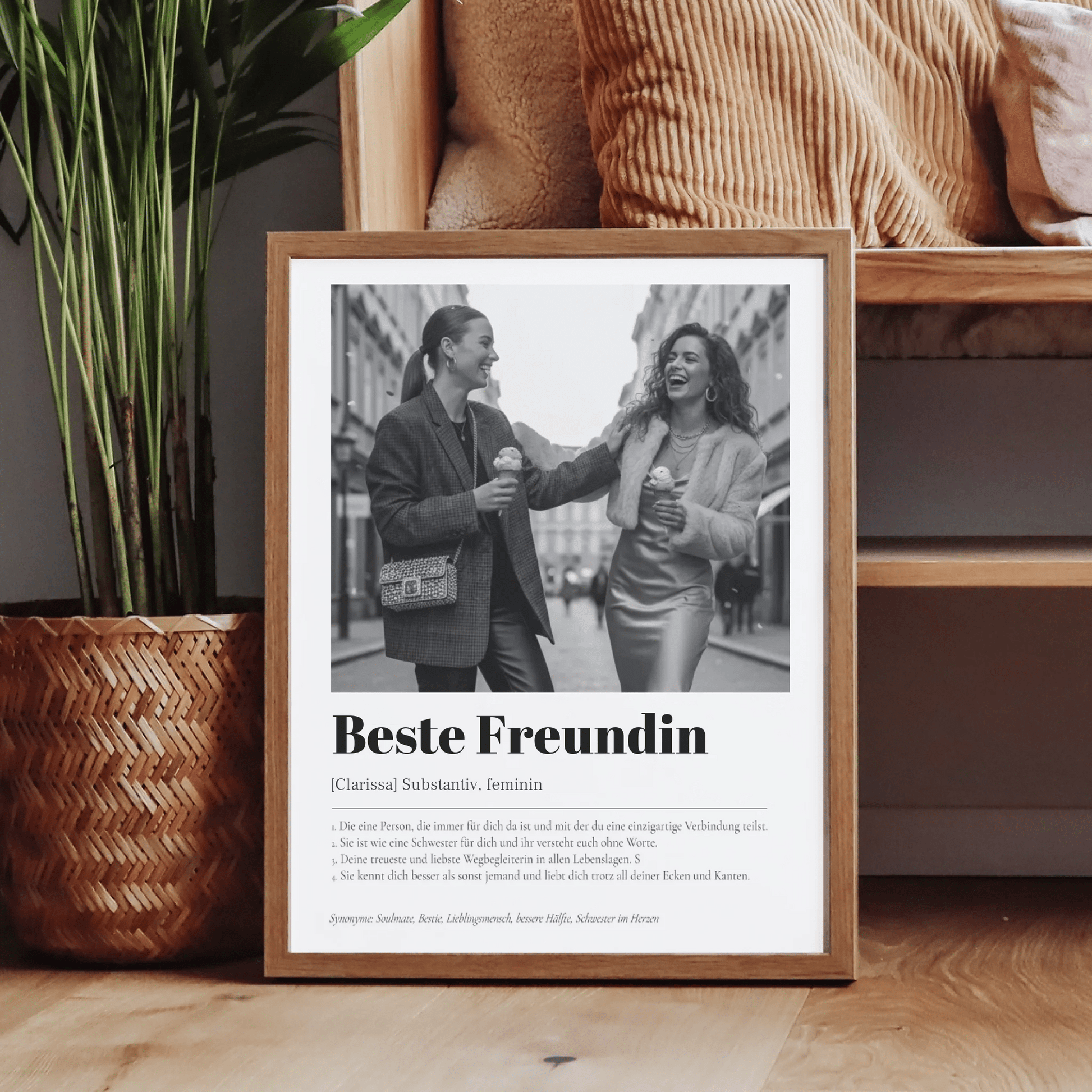Definition Beste Freundin - LeinwandGlück