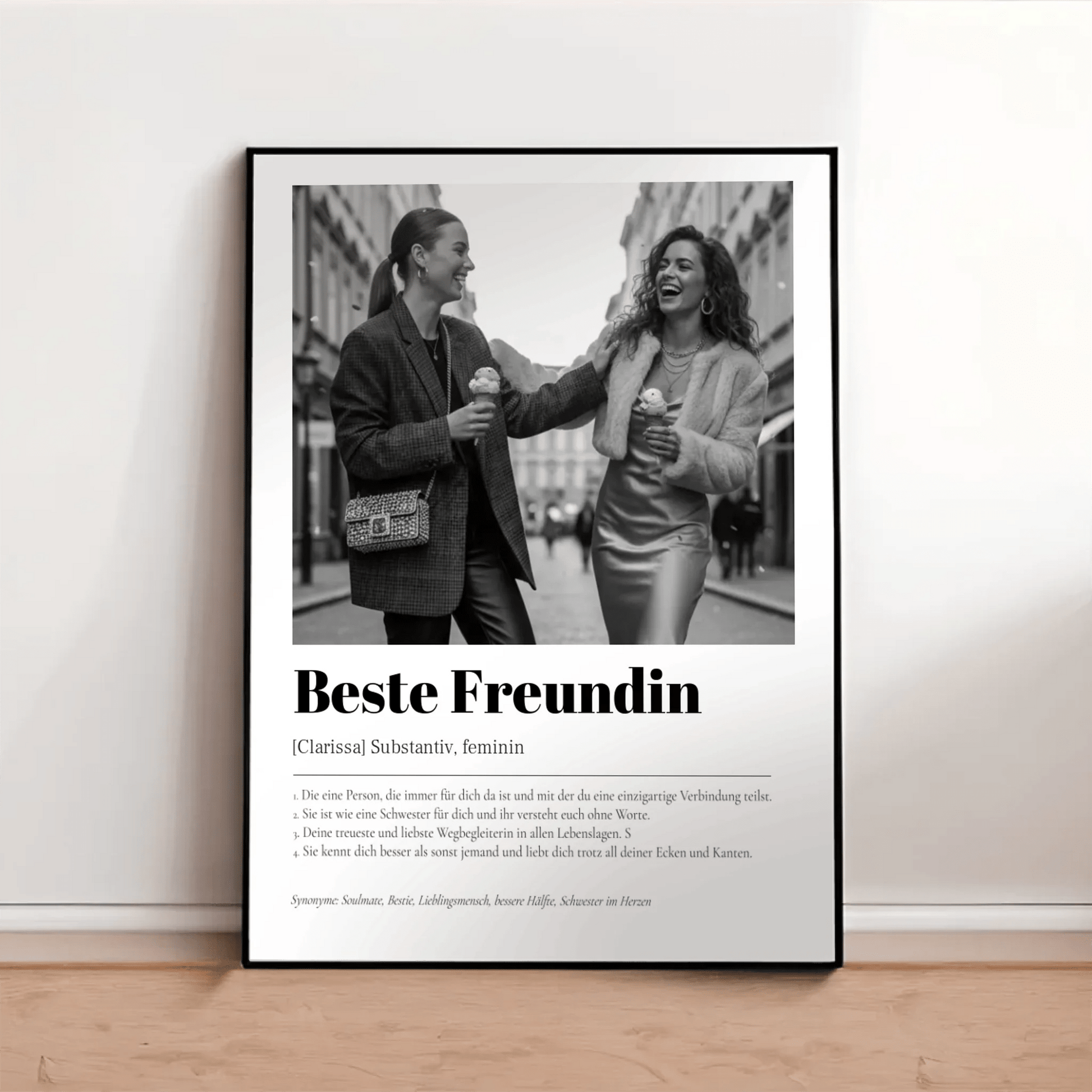 Definition Beste Freundin - LeinwandGlück