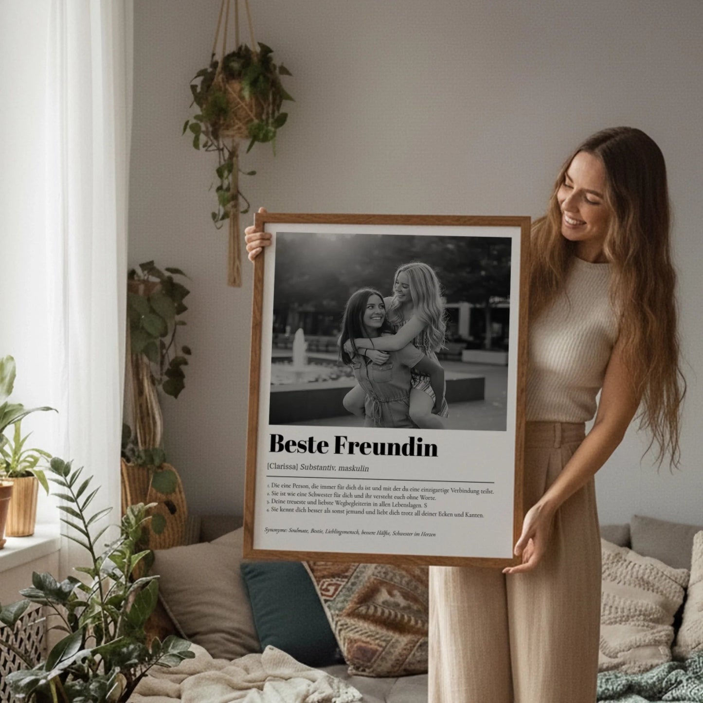 Definition Beste Freundin - LeinwandGlück