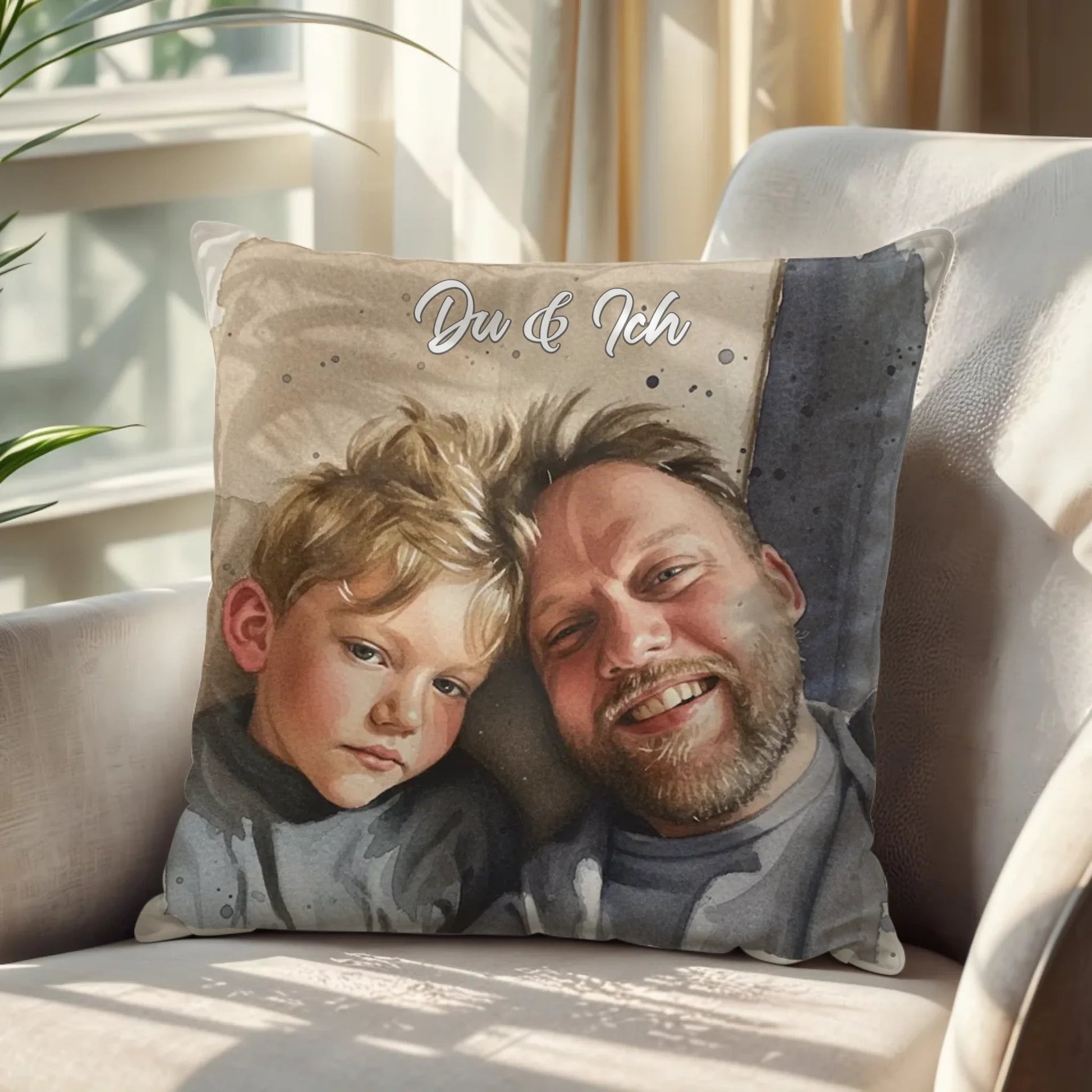 Fotokissen - "Aquarell" - LeinwandGlück