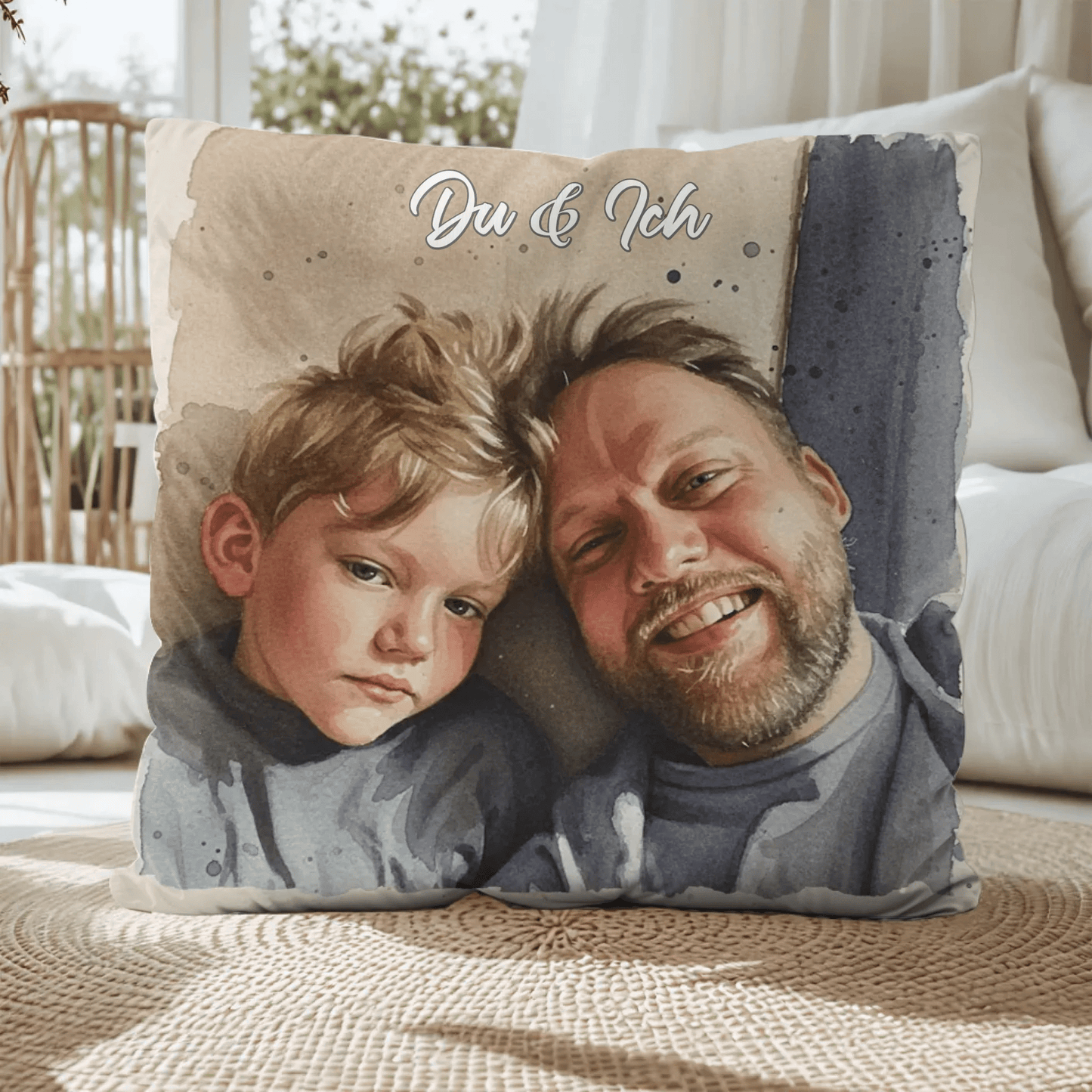 Fotokissen - "Aquarell" - LeinwandGlück