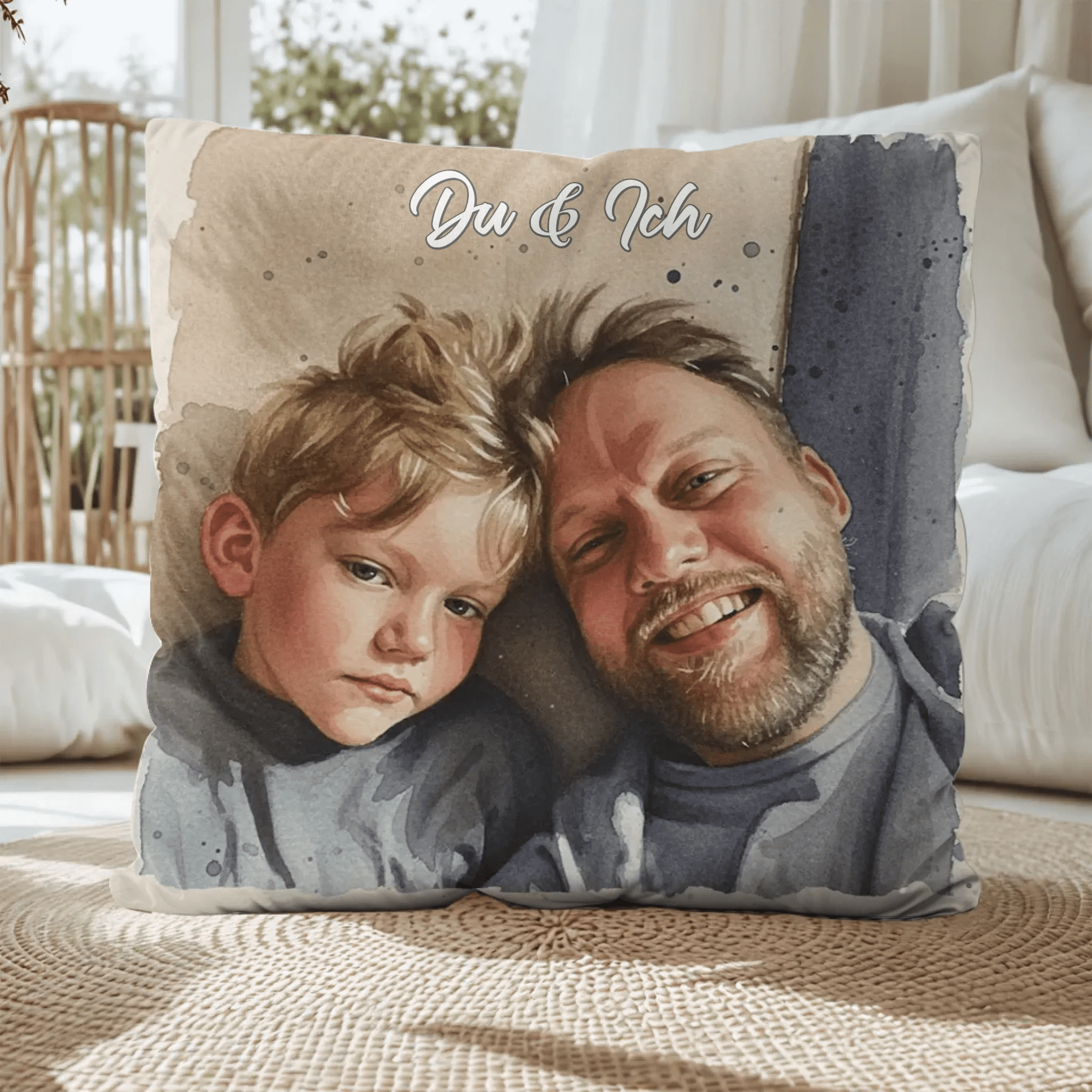 Fotokissen - "Aquarell" - LeinwandGlück