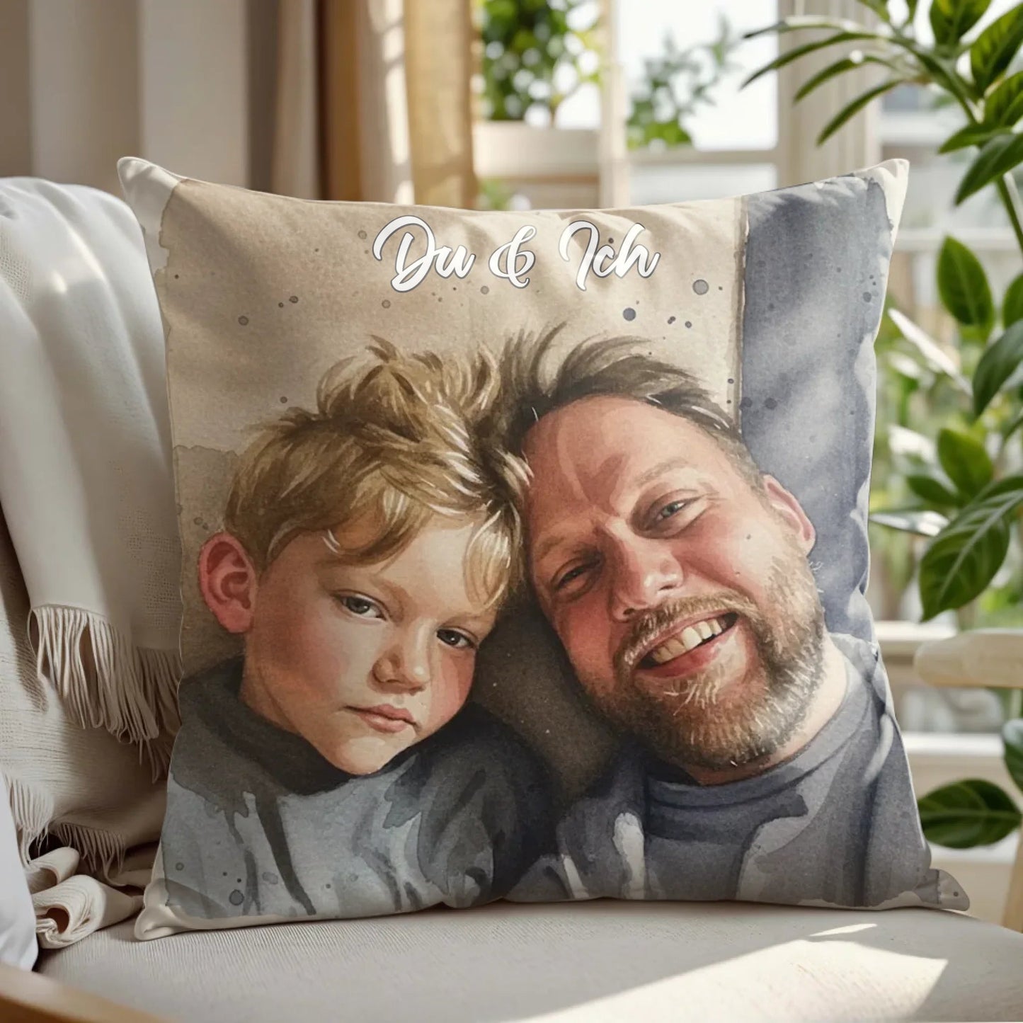 Fotokissen - "Aquarell" - LeinwandGlück