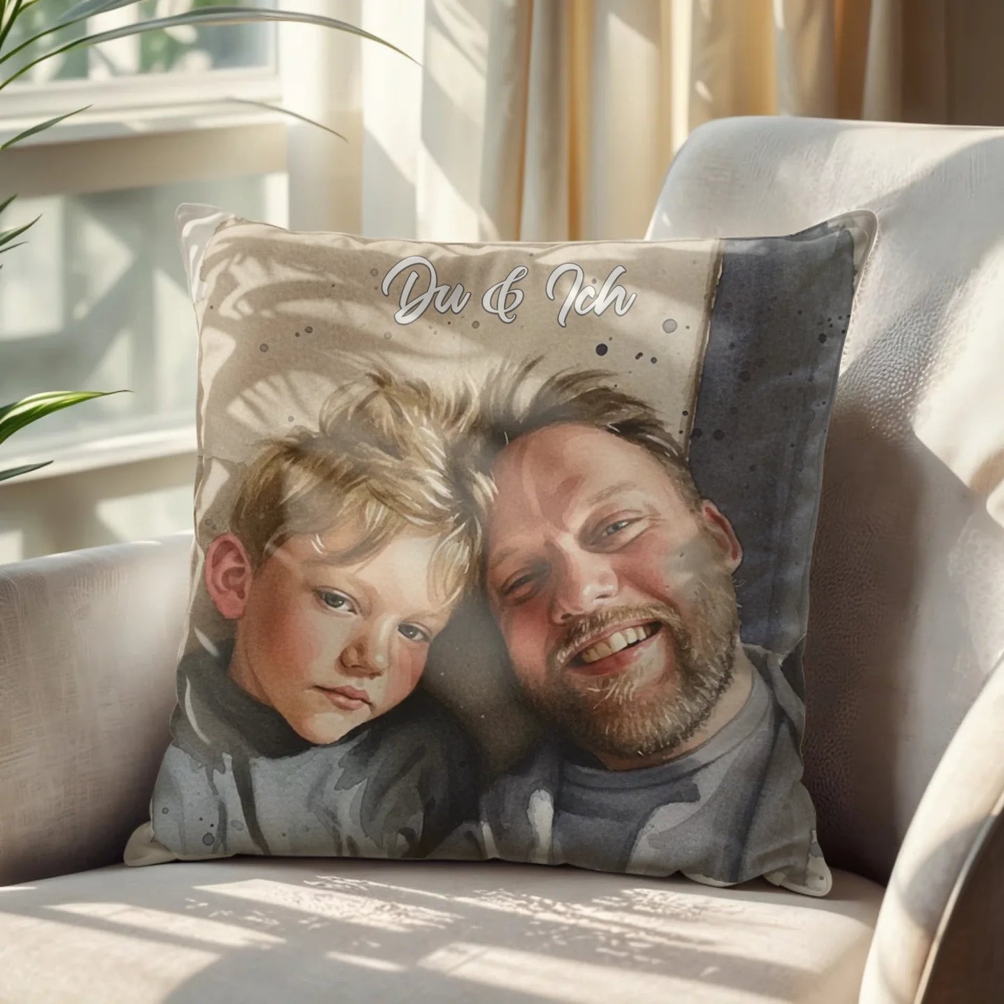 Fotokissen - "Aquarell" - LeinwandGlück