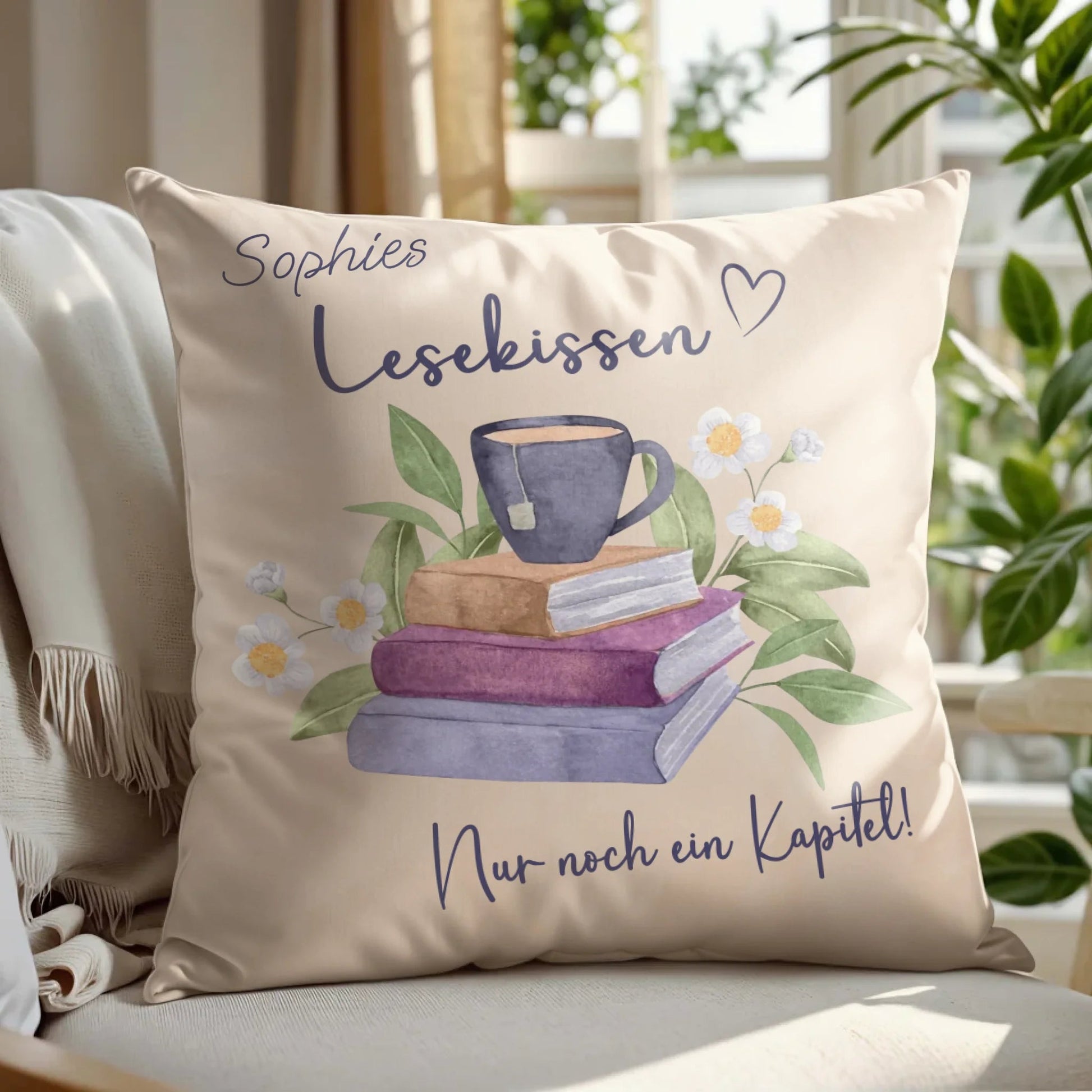 Lesekissen personalisiert - LeinwandGlück