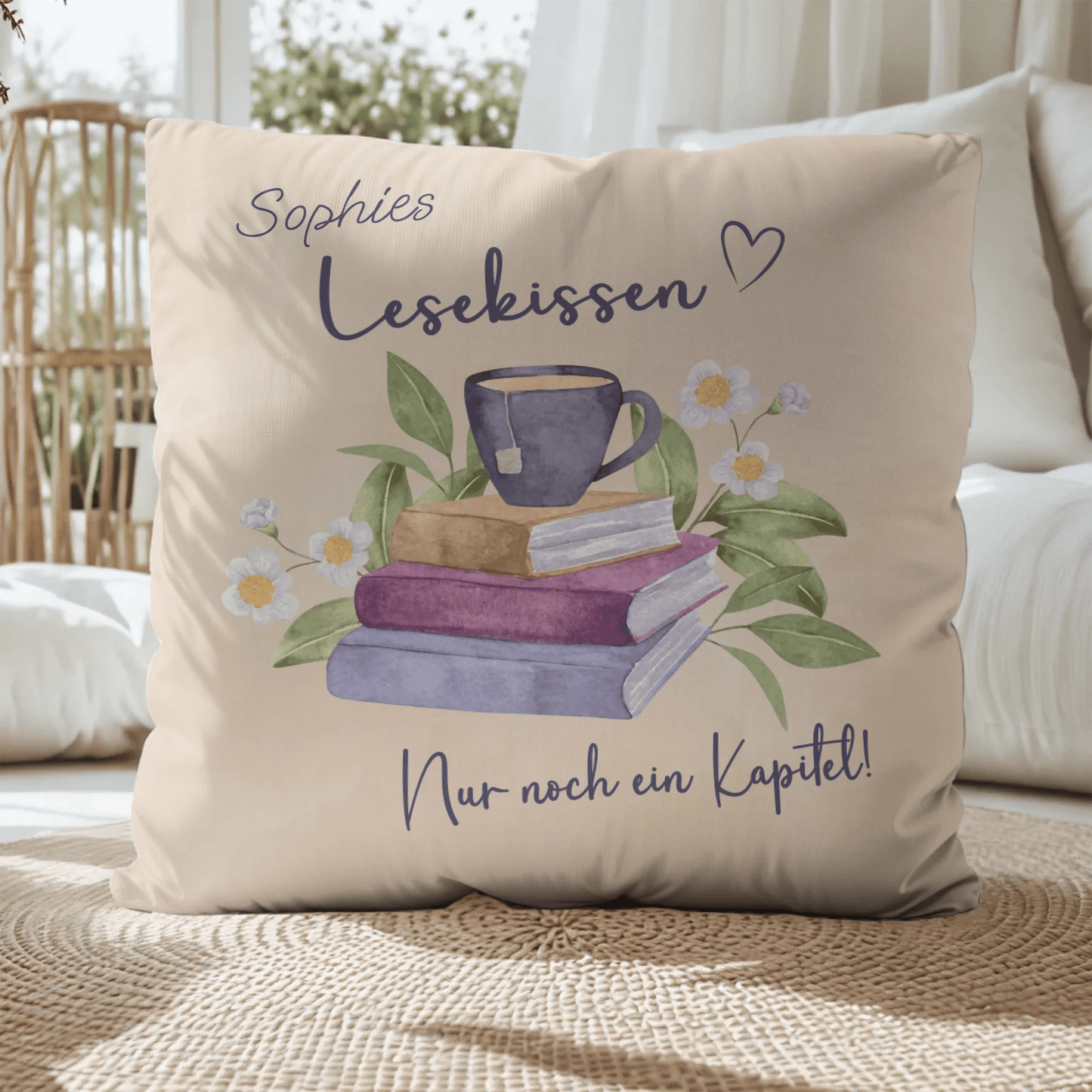 Lesekissen personalisiert - LeinwandGlück