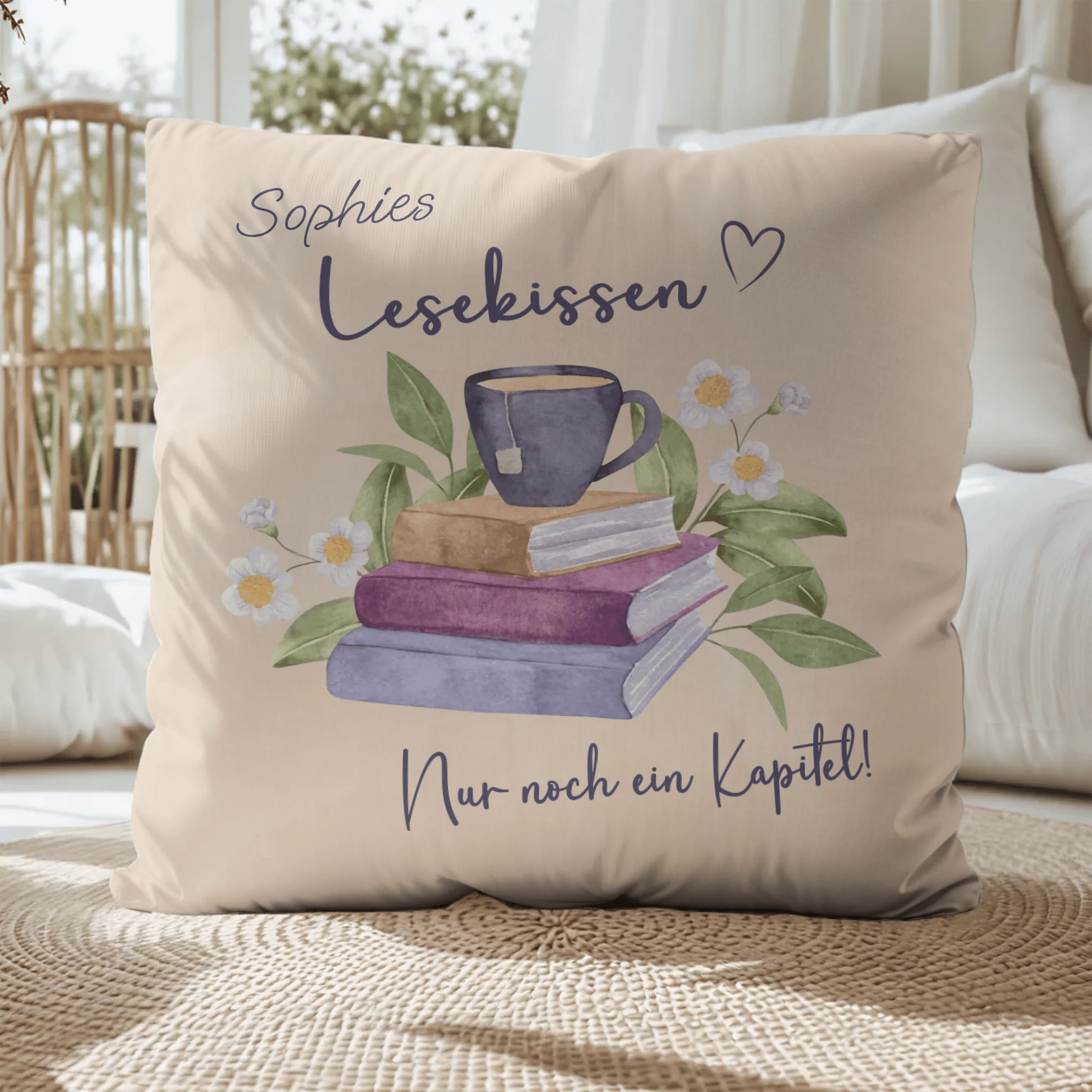 Lesekissen personalisiert - LeinwandGlück