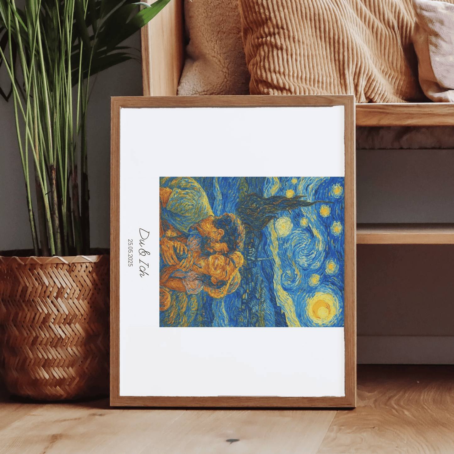 Personalisierbares Poster im Puppen - Stil - LeinwandGlück