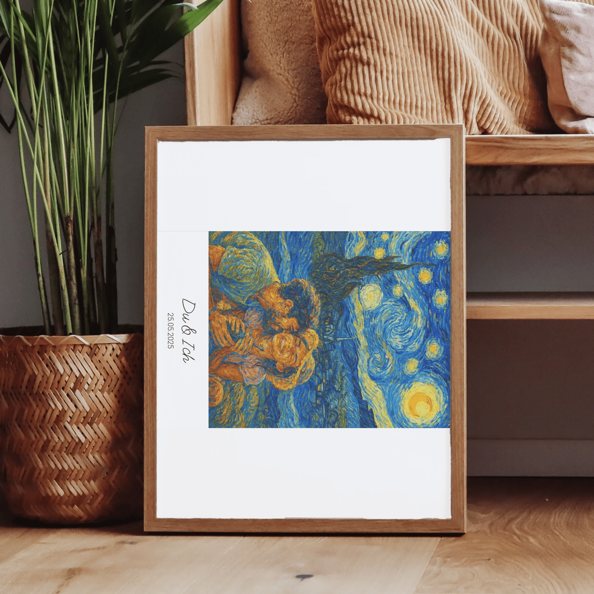 Personalisierbares Poster im Puppen - Stil - LeinwandGlück