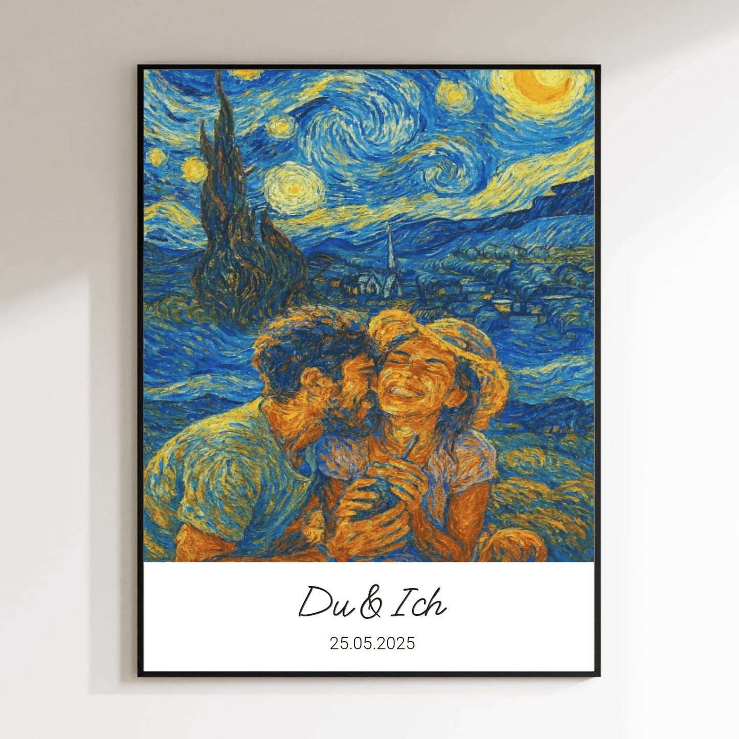 Personalisierbares Poster im Van - Gogh - Stil – Dein Foto als Kunstwerk - LeinwandGlück