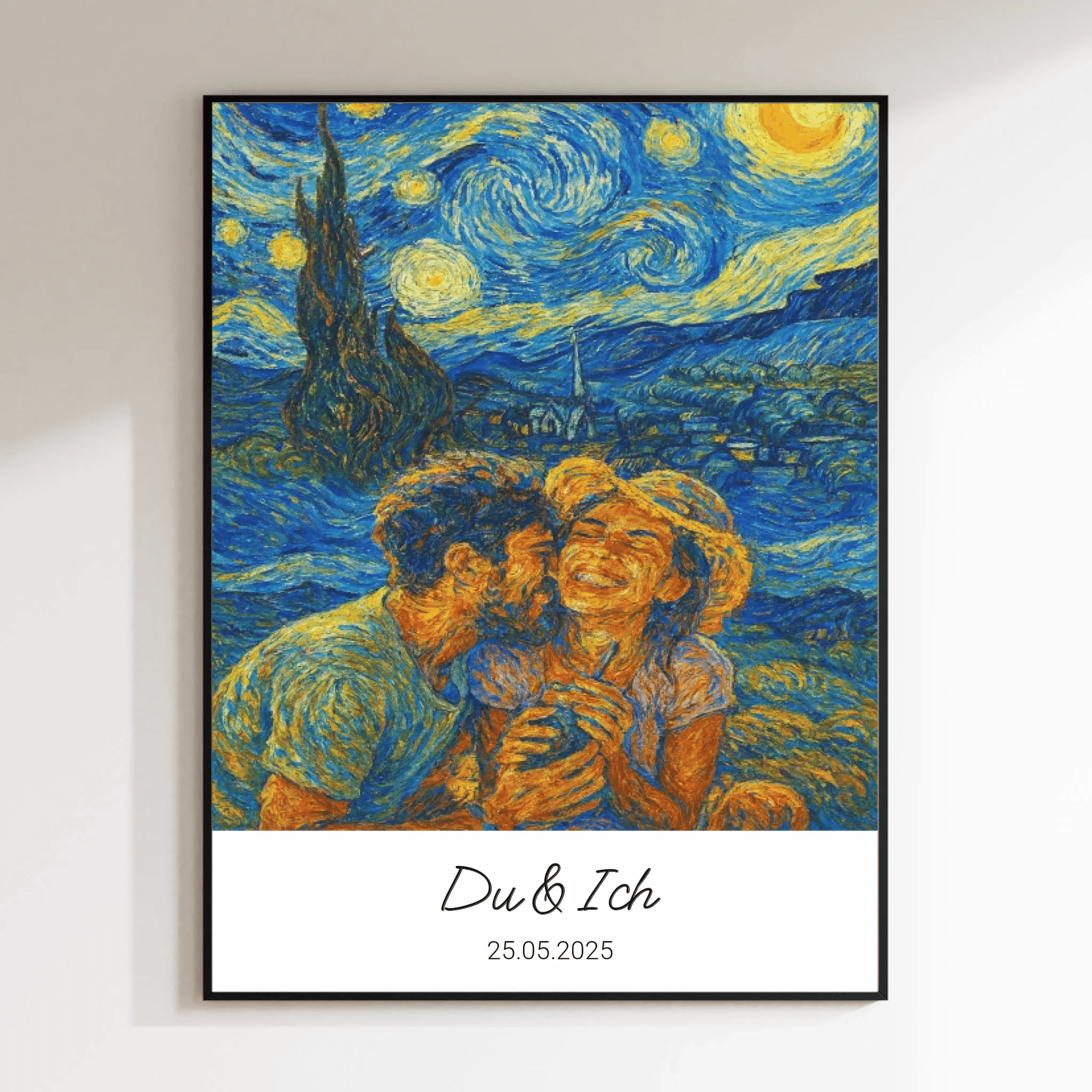 Personalisierbares Poster im Van - Gogh - Stil – Dein Foto als Kunstwerk - LeinwandGlück