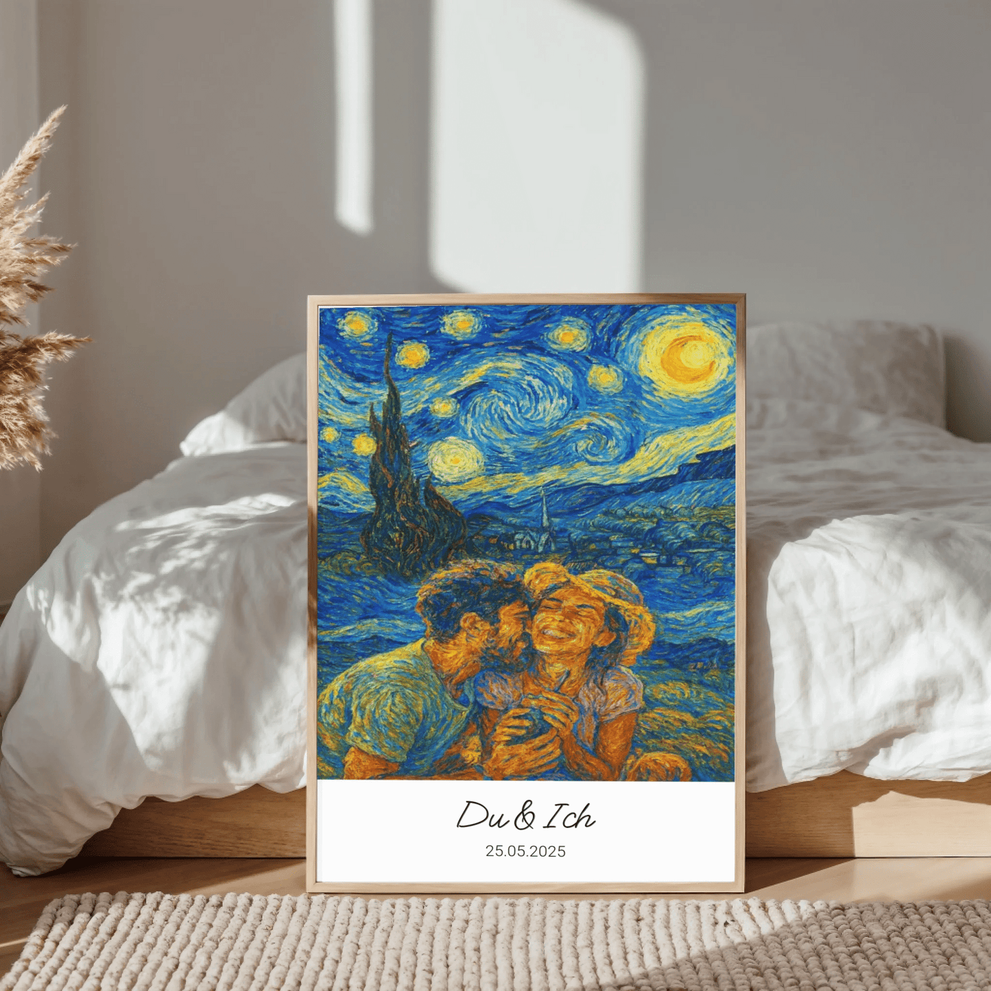 Personalisierbares Poster im Van - Gogh - Stil – Dein Foto als Kunstwerk - LeinwandGlück