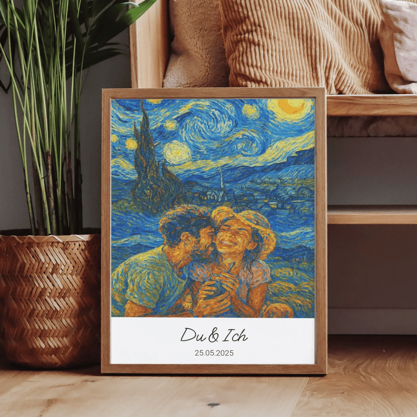 Personalisierbares Poster im Van - Gogh - Stil – Dein Foto als Kunstwerk - LeinwandGlück