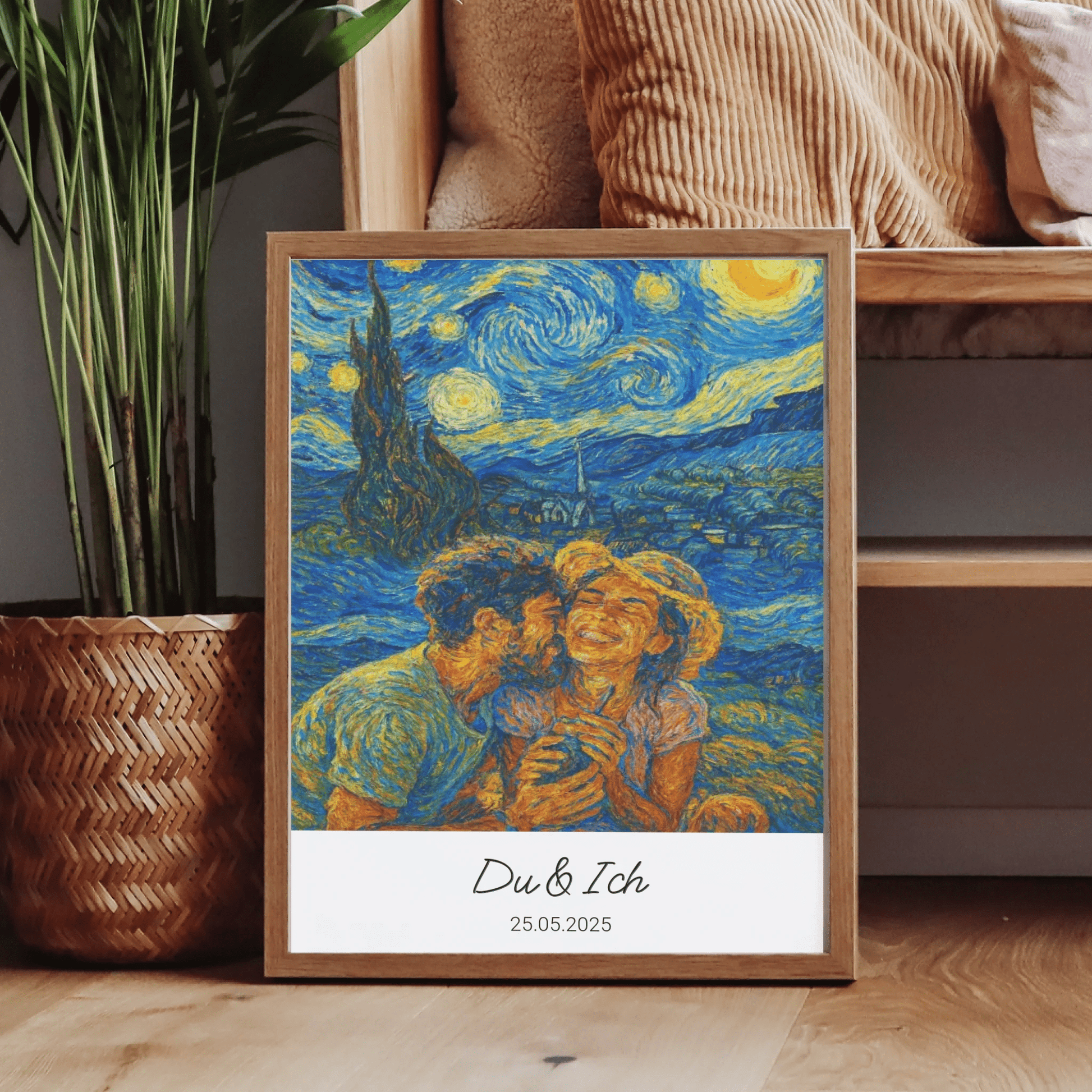 Personalisierbares Poster im Van - Gogh - Stil – Dein Foto als Kunstwerk - LeinwandGlück