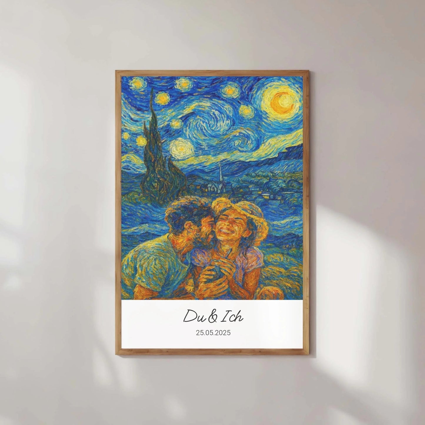 Personalisierbares Poster im Van - Gogh - Stil – Dein Foto als Kunstwerk - LeinwandGlück
