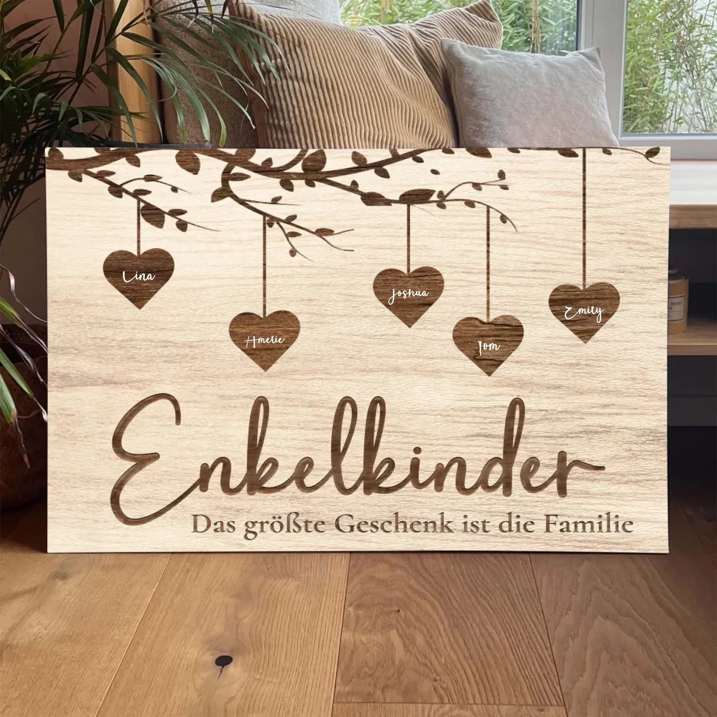 Personalisierte Leinwand - "Enkelkinder" - LeinwandGlück