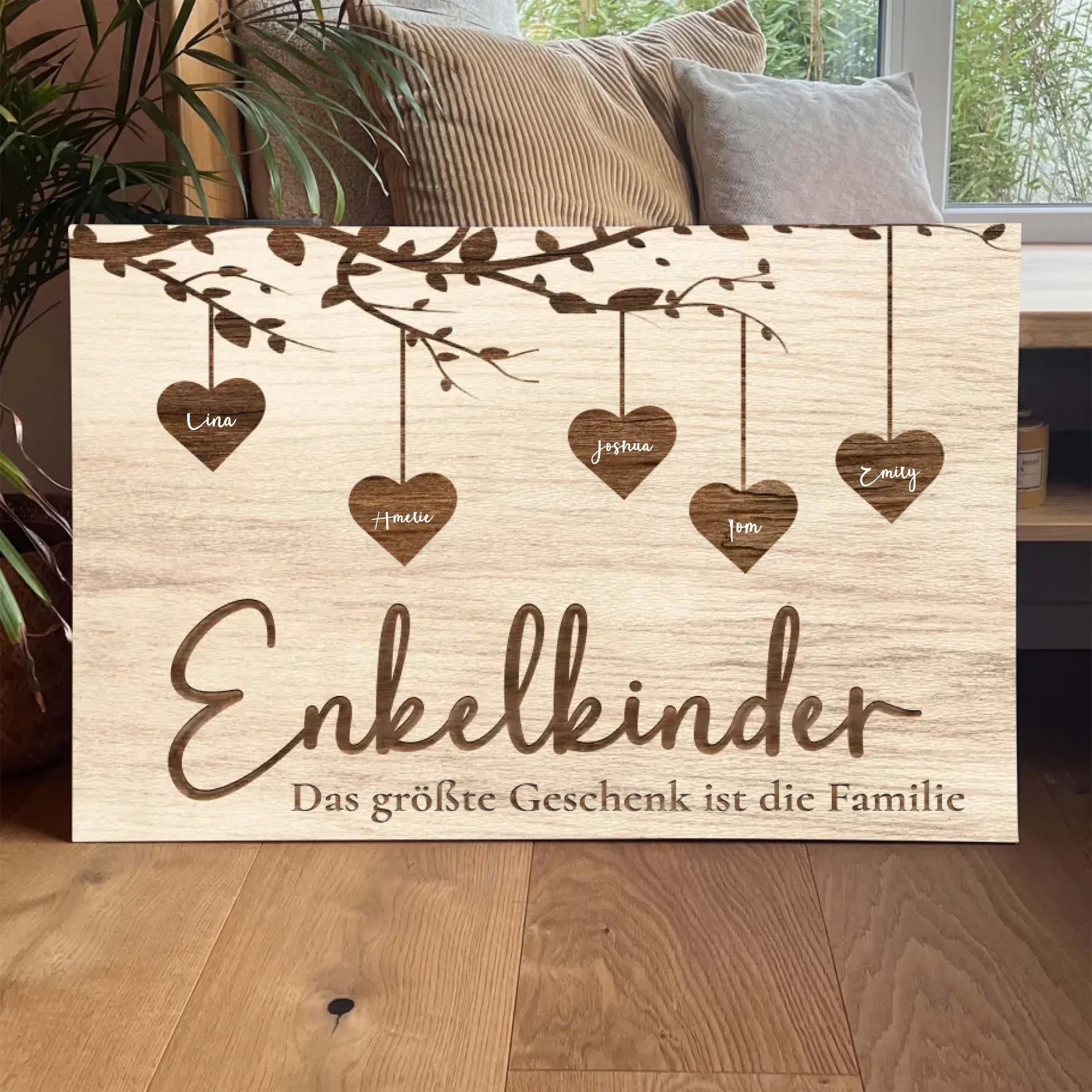 Personalisierte Leinwand - "Enkelkinder" - LeinwandGlück