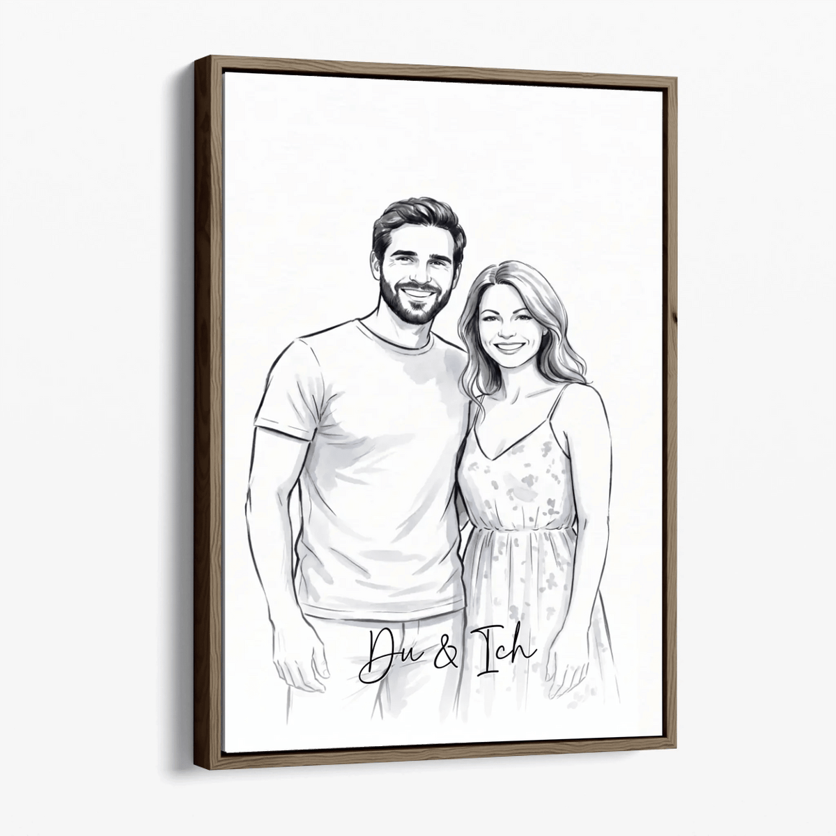 Personalisierte Leinwand | Euer Foto als Aquarell - LeinwandGlück