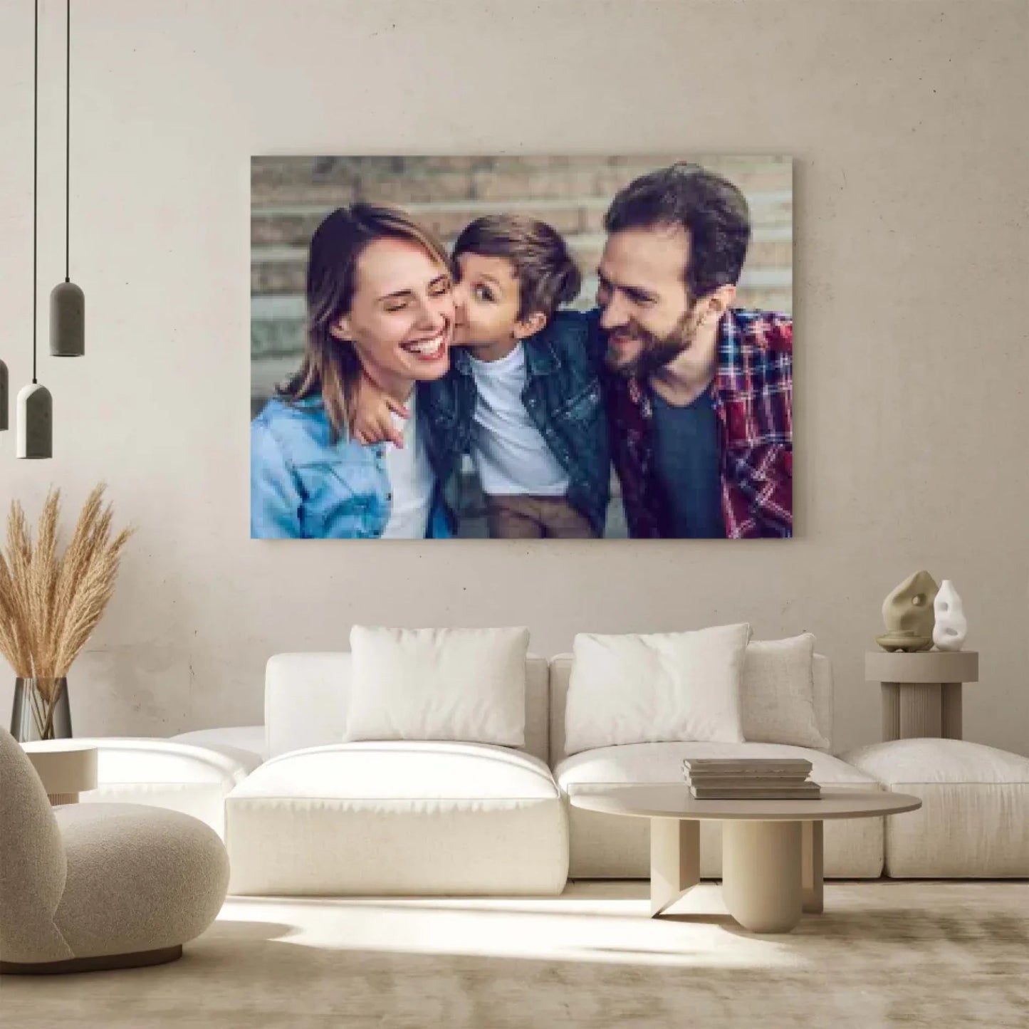Personalisierte Leinwand - "Familienfoto" - LeinwandGlück