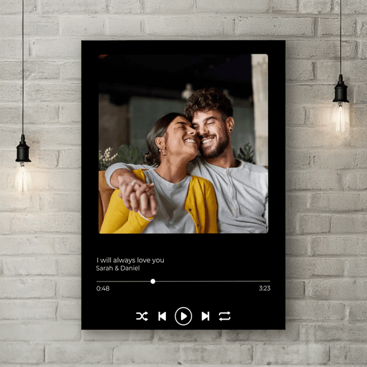 Personalisierte Leinwand - "Musikplayer" - LeinwandGlück