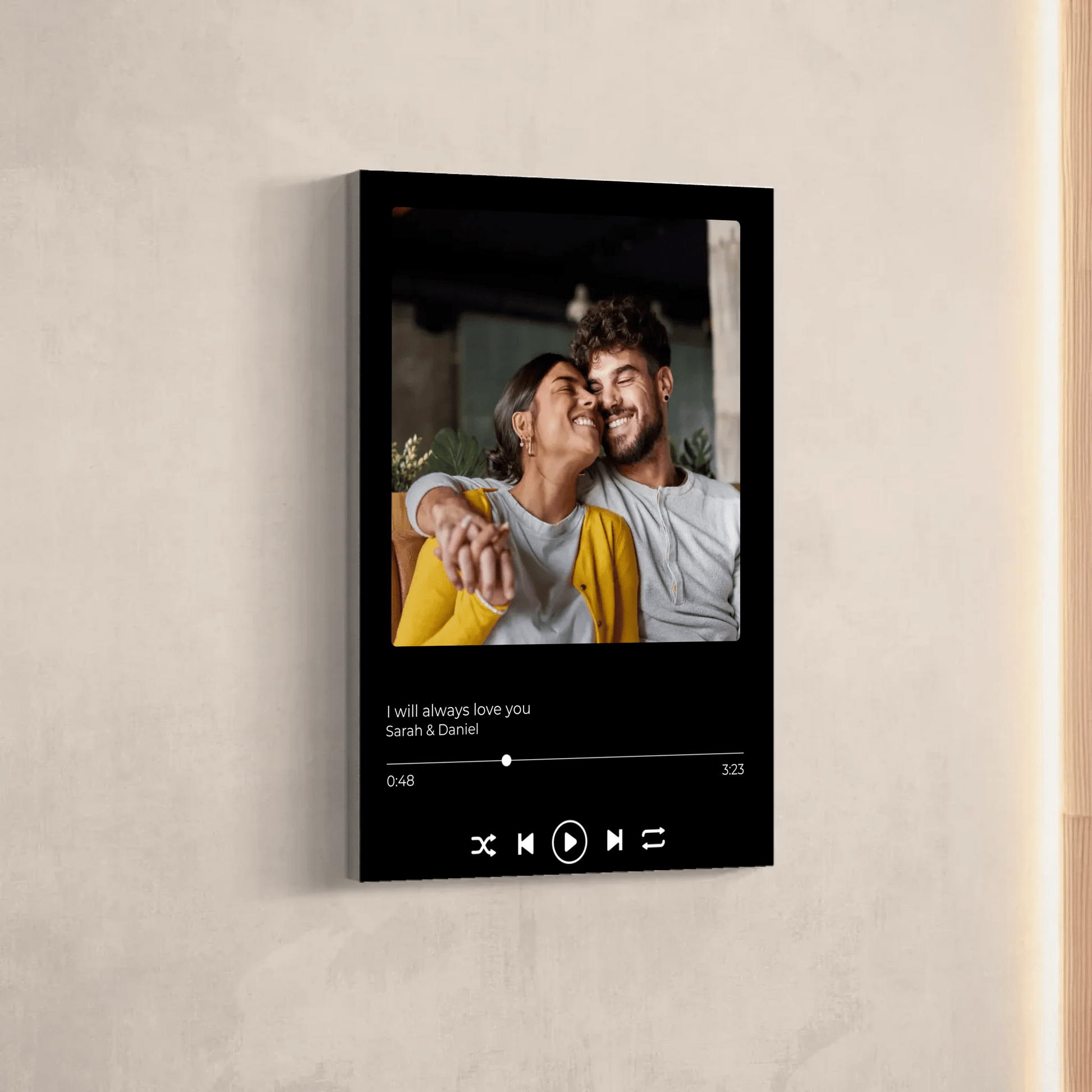 Personalisierte Leinwand - "Musikplayer" - LeinwandGlück