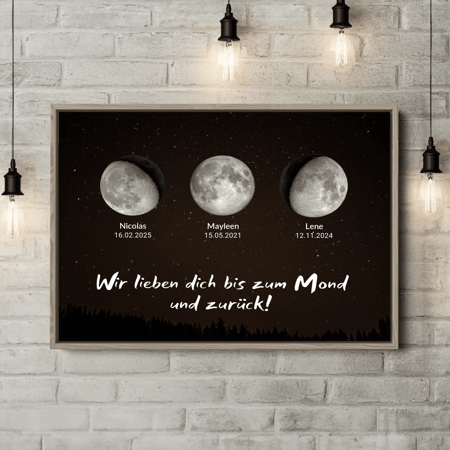 Personalisierte Leinwand - "Tage, an denen Ihr unsere Eltern geworden seid" - LeinwandGlück