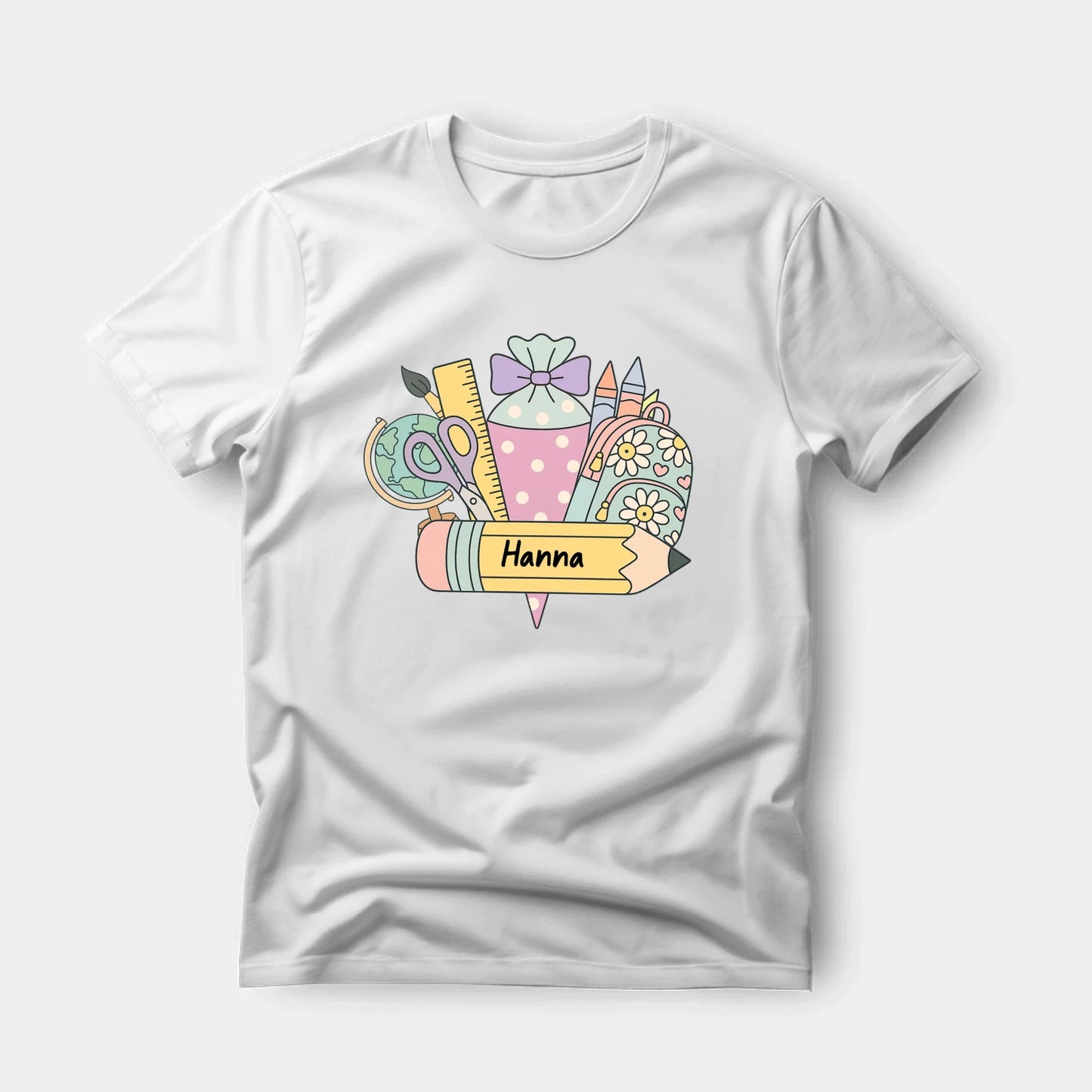 Personalisiertes T-Shirt Schulkind Collage - LeinwandGlück