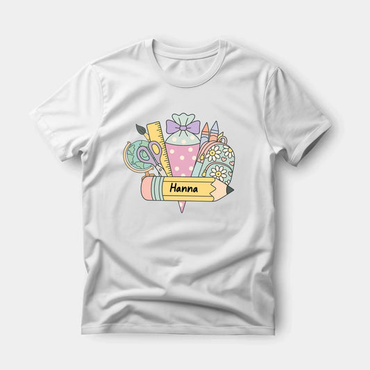 Personalisiertes T-Shirt Schulkind Collage - LeinwandGlück