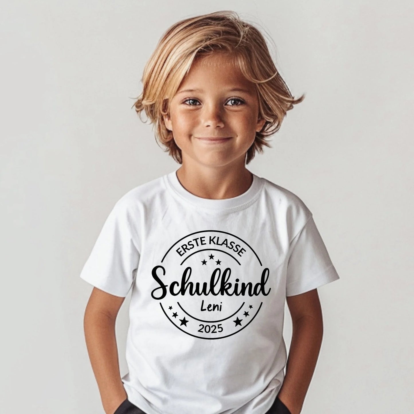 Personalisiertes T-Shirt Schulkind Einschulung - LeinwandGlück