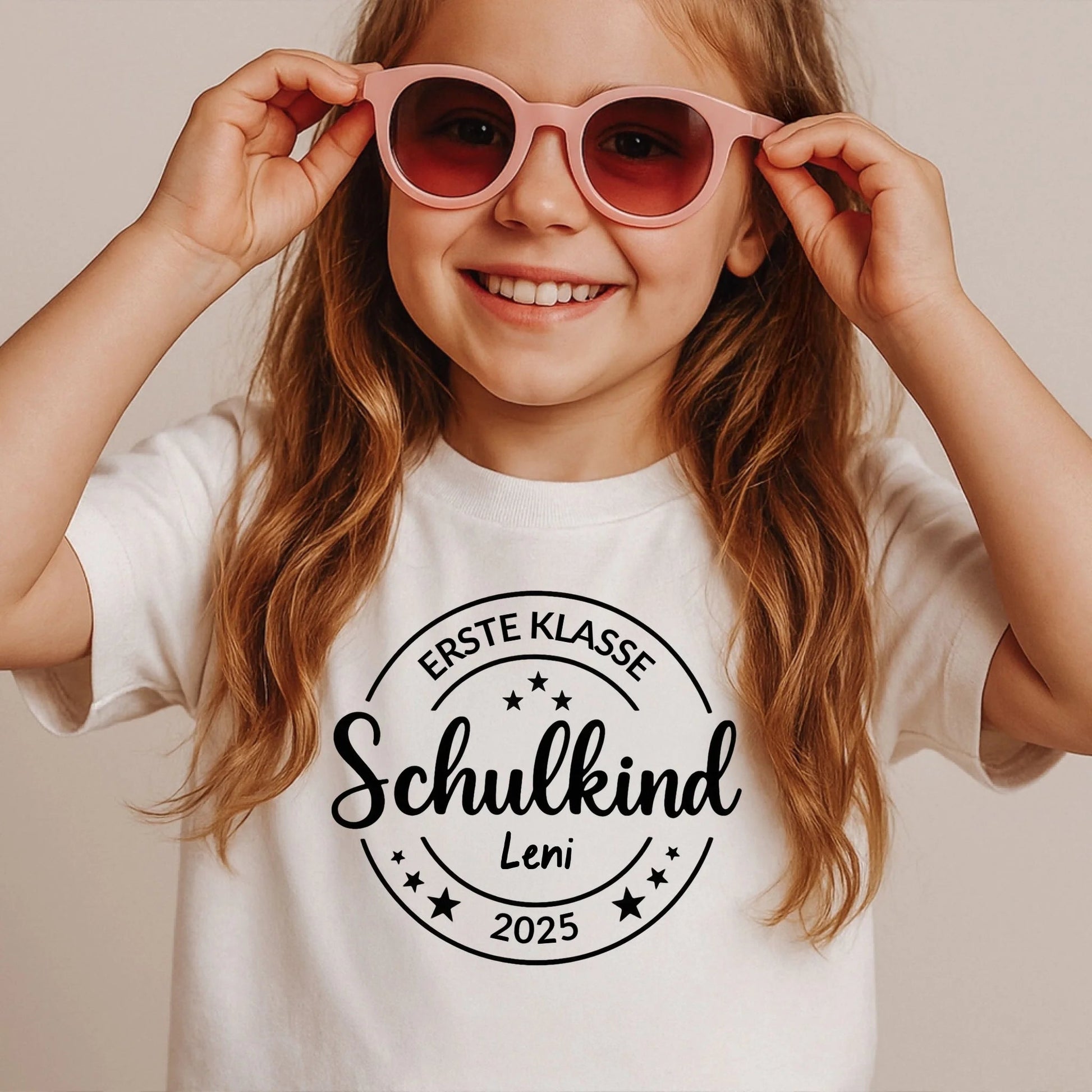 Personalisiertes T-Shirt Schulkind Einschulung - LeinwandGlück