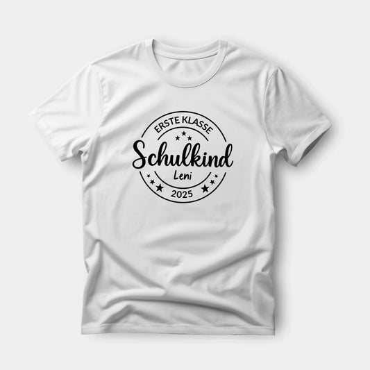 Personalisiertes T-Shirt Schulkind Einschulung - LeinwandGlück