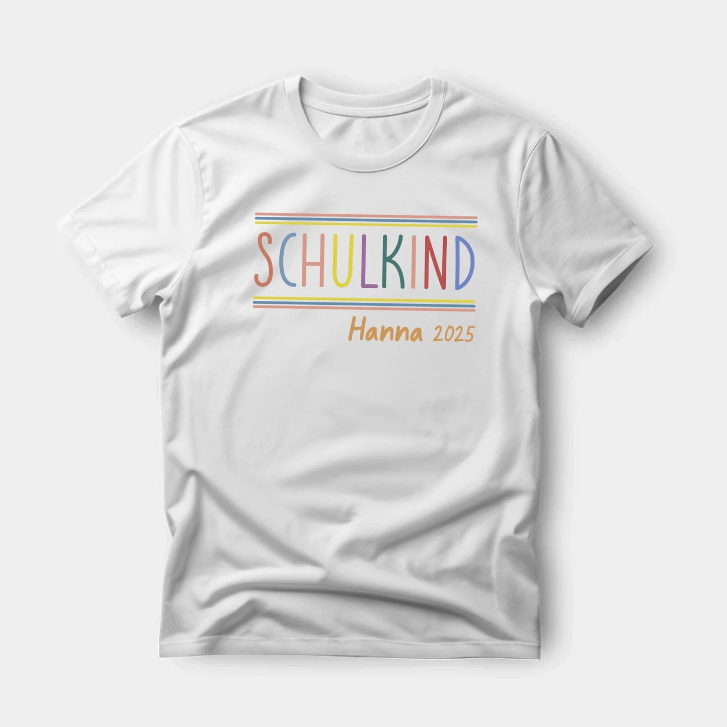 Personalisiertes T-Shirt Schulkind mit Namen - LeinwandGlück