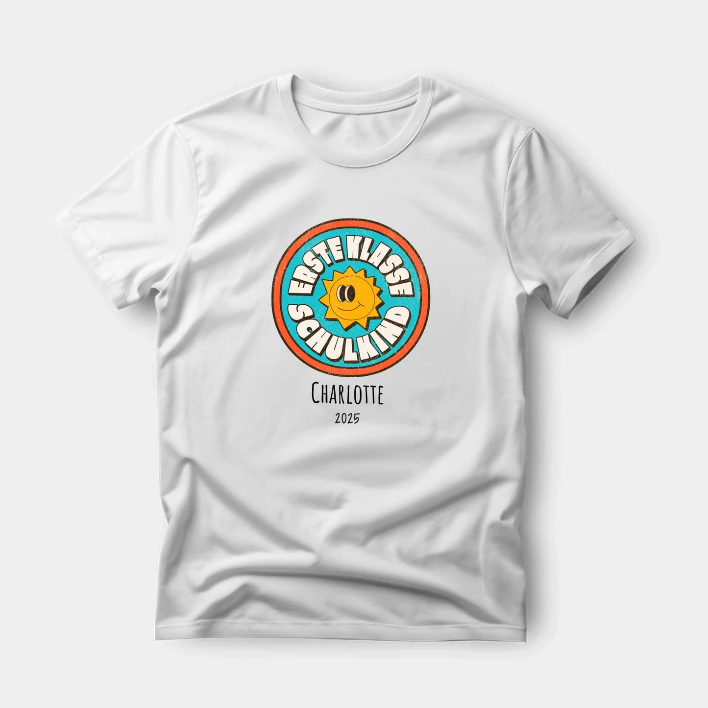 Personalisiertes T-Shirt Schulkind Retrolook - LeinwandGlück