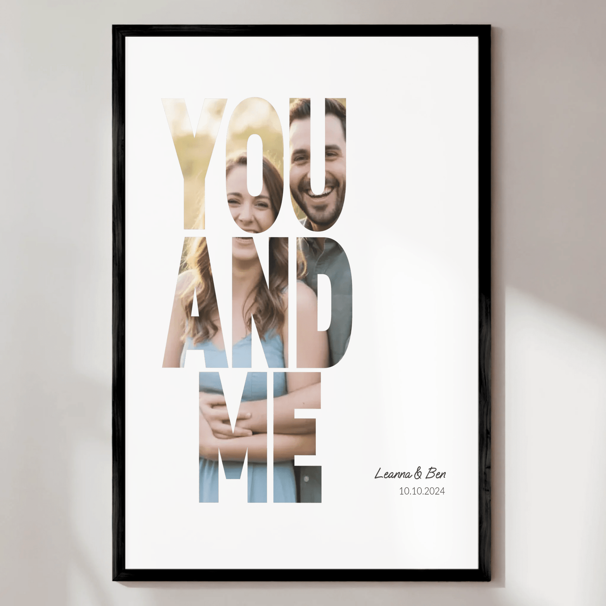 You And Me - Fotoposter für Paare - LeinwandGlück