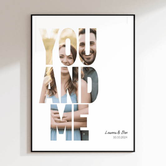 You And Me - Fotoposter für Paare - LeinwandGlück