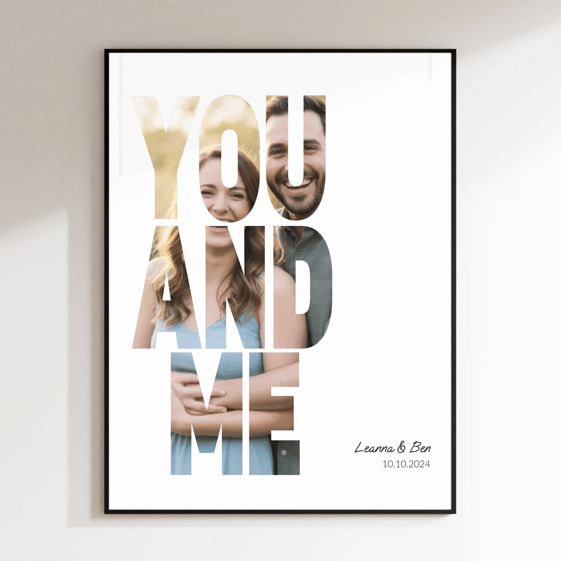 You And Me - Fotoposter für Paare - LeinwandGlück