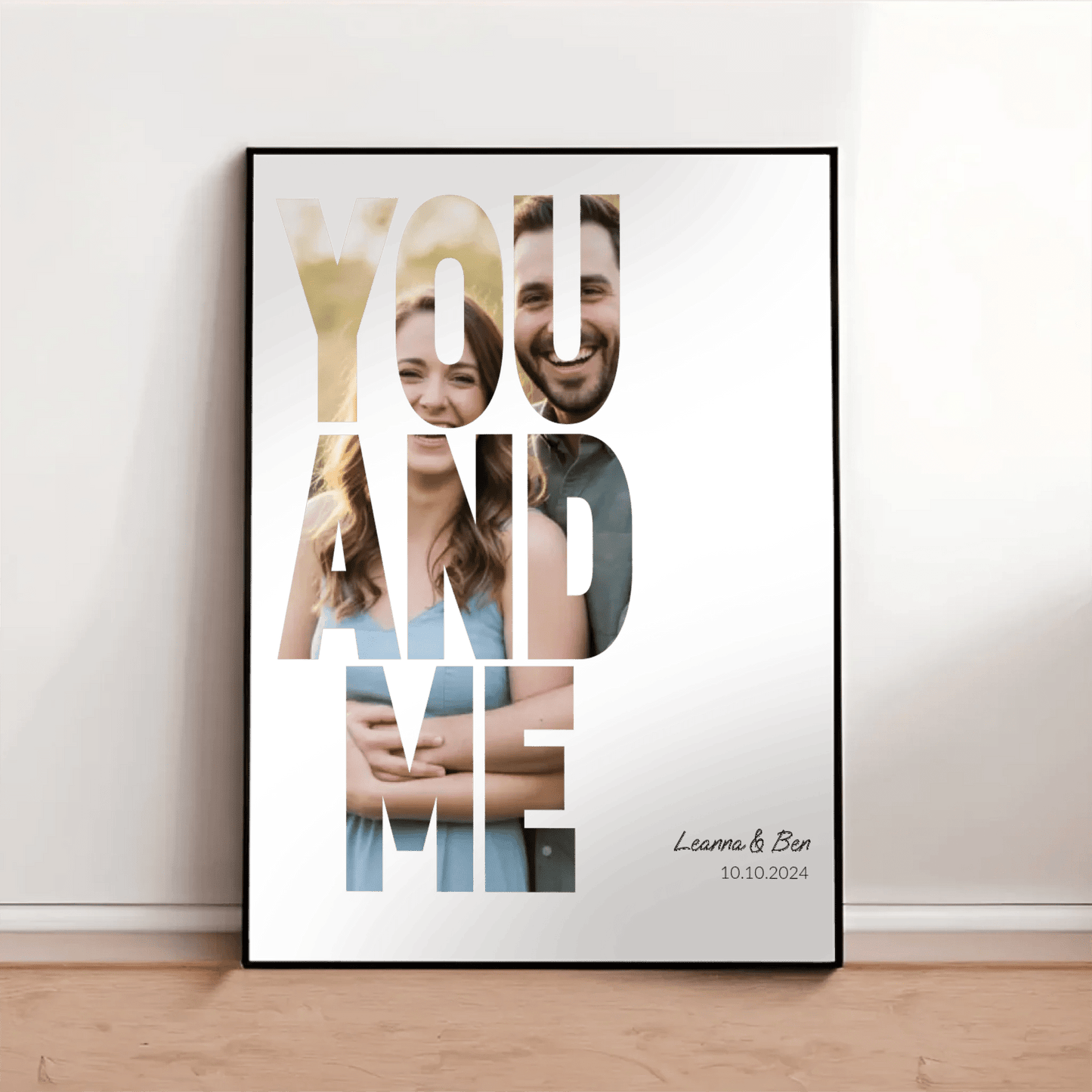 You And Me - Fotoposter für Paare - LeinwandGlück
